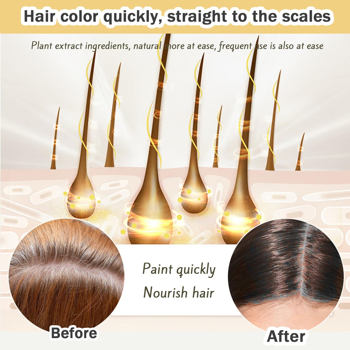 NovaHair Instant Dye Shampoo